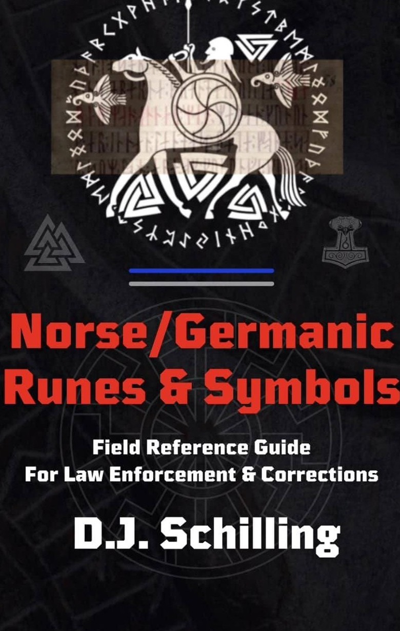 Norse Germanic Runes & Symbols book cover by D.J. Schilling